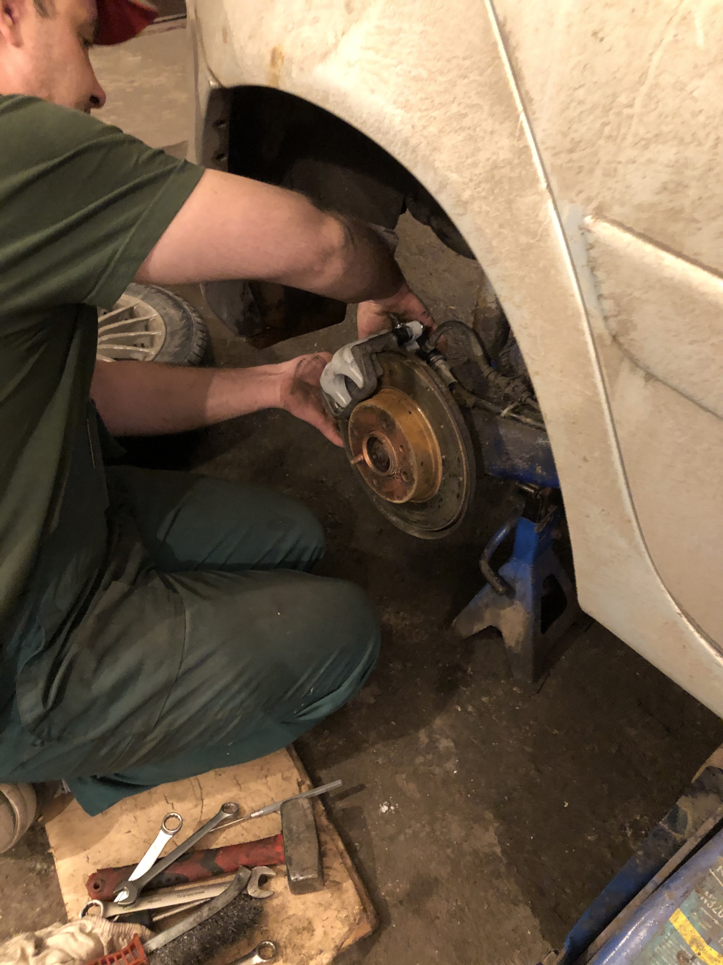 (Ремонт) Задний суппорт — Lada Калина Спорт (1G), 1,6 л, 2011 года ...