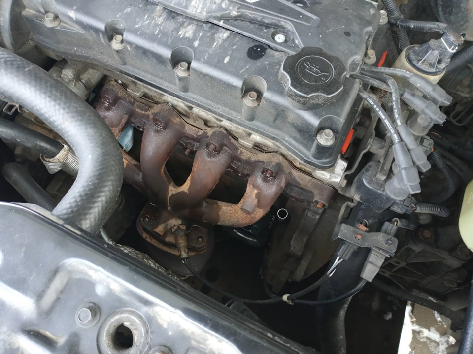 Замена выпускного коллектора на контрактный — Chevrolet Lacetti Sedan ...