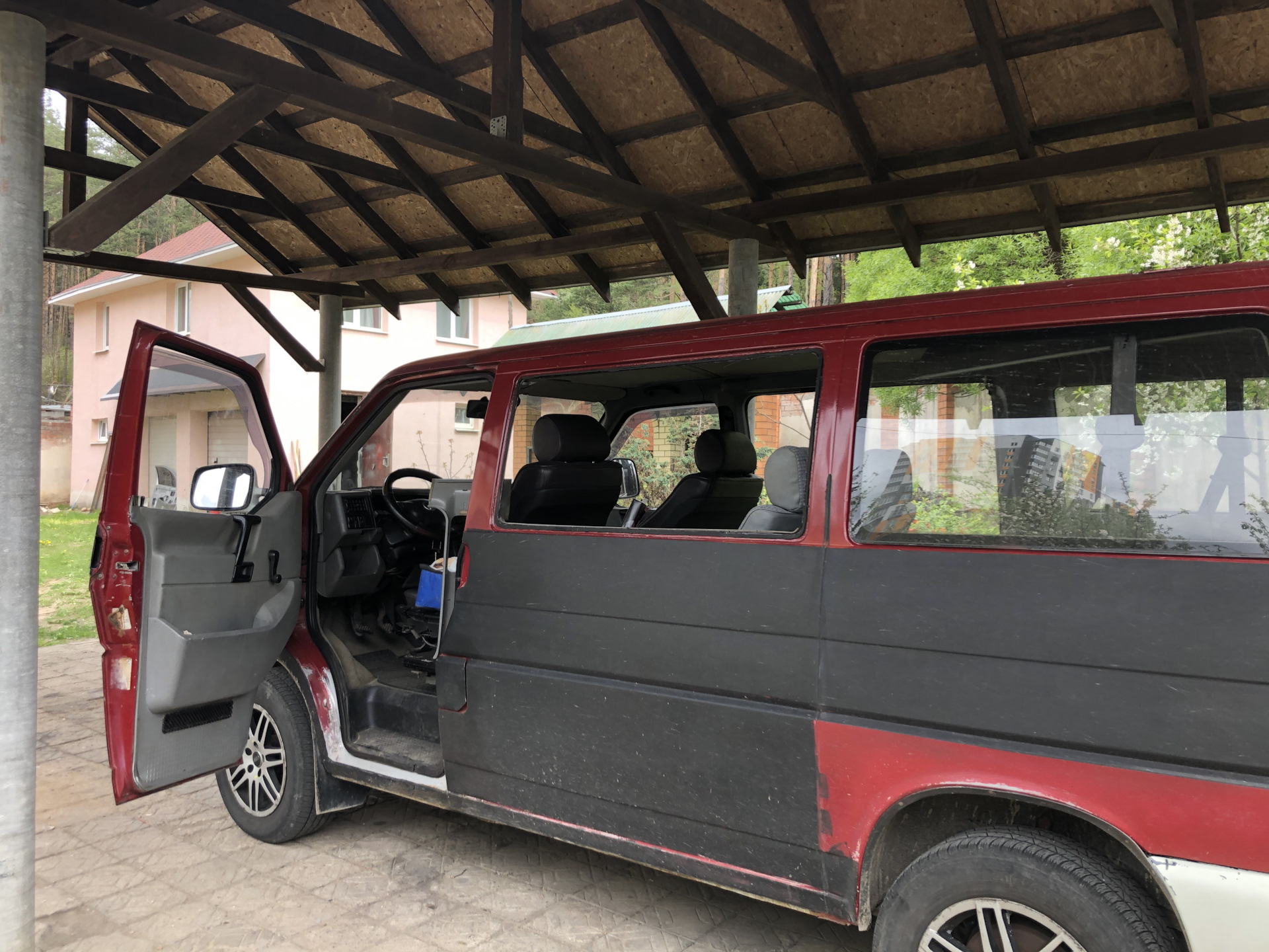 Сдвижная форточка ч2 — Volkswagen Caravelle (T4), 1,9 л, 1993 года ...