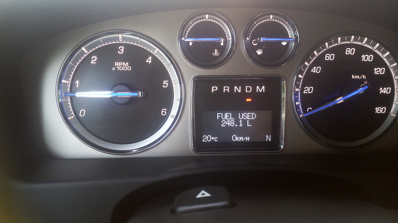 Пара слов про расход по трассе — Cadillac Escalade ESV (2G), 6,2 л ...