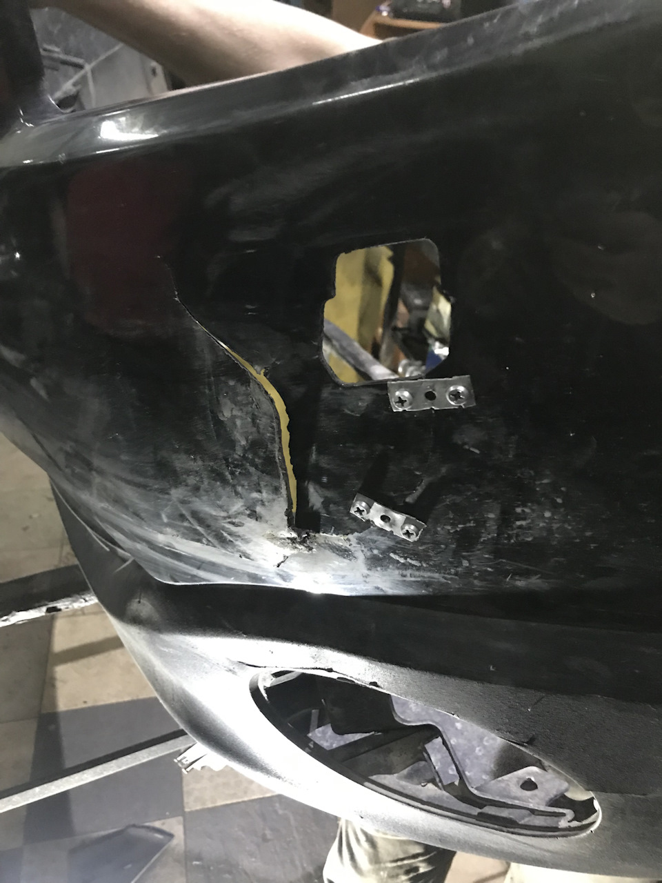 Ремонт переднего бампера Ниссан кашкай — DRIVE2