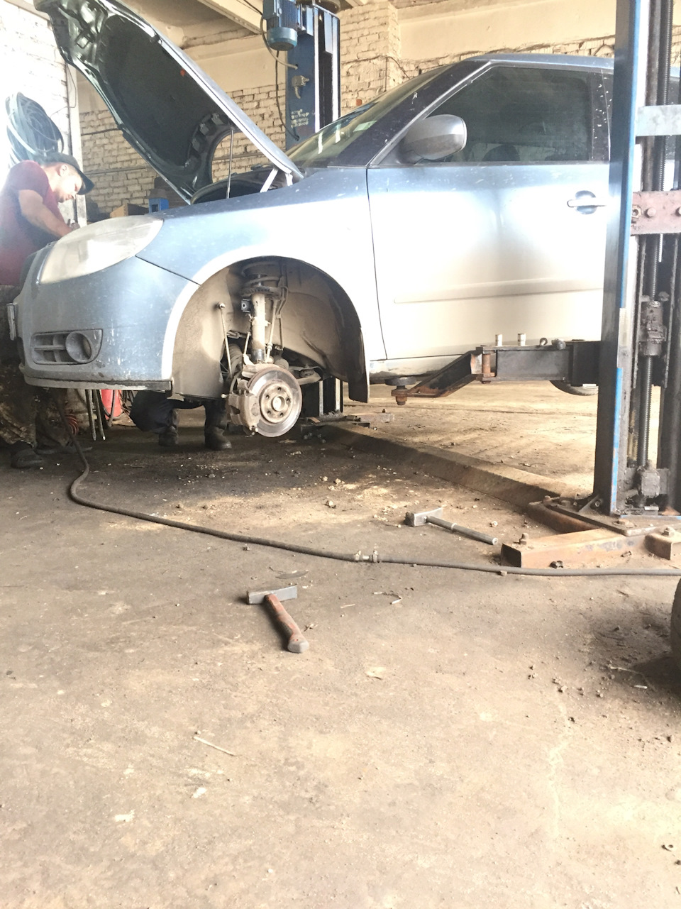 Снова опорные подшипники меняем — Skoda Fabia Mk2, 1,4 л, 2009 года ...