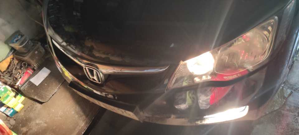 Honda Civic Hybrid 1.3 замена птф и ламп без снятия бампера. — DRIVE2