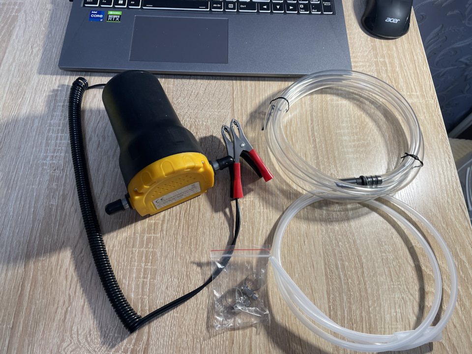 ⚙️1️⃣6️⃣ Замена тормозной жидкости. Насос для откачки масла через щуп ...