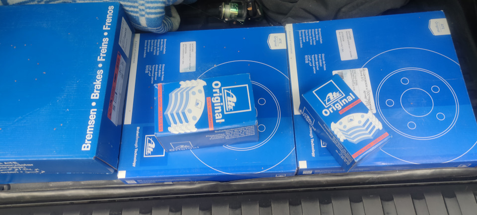 замена тормозных дисков — BMW X5 (E53), 4,4 л, 2001 года | плановое ТО ...