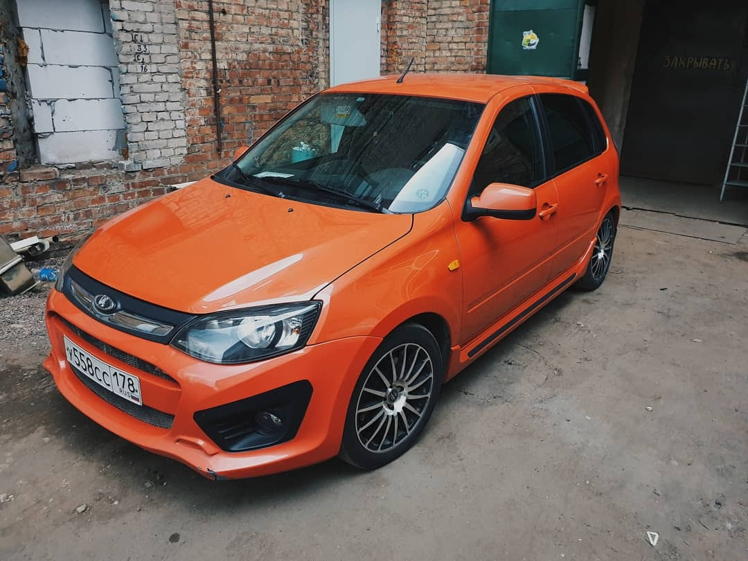 Lada Kalina 2 Sport оранжевый