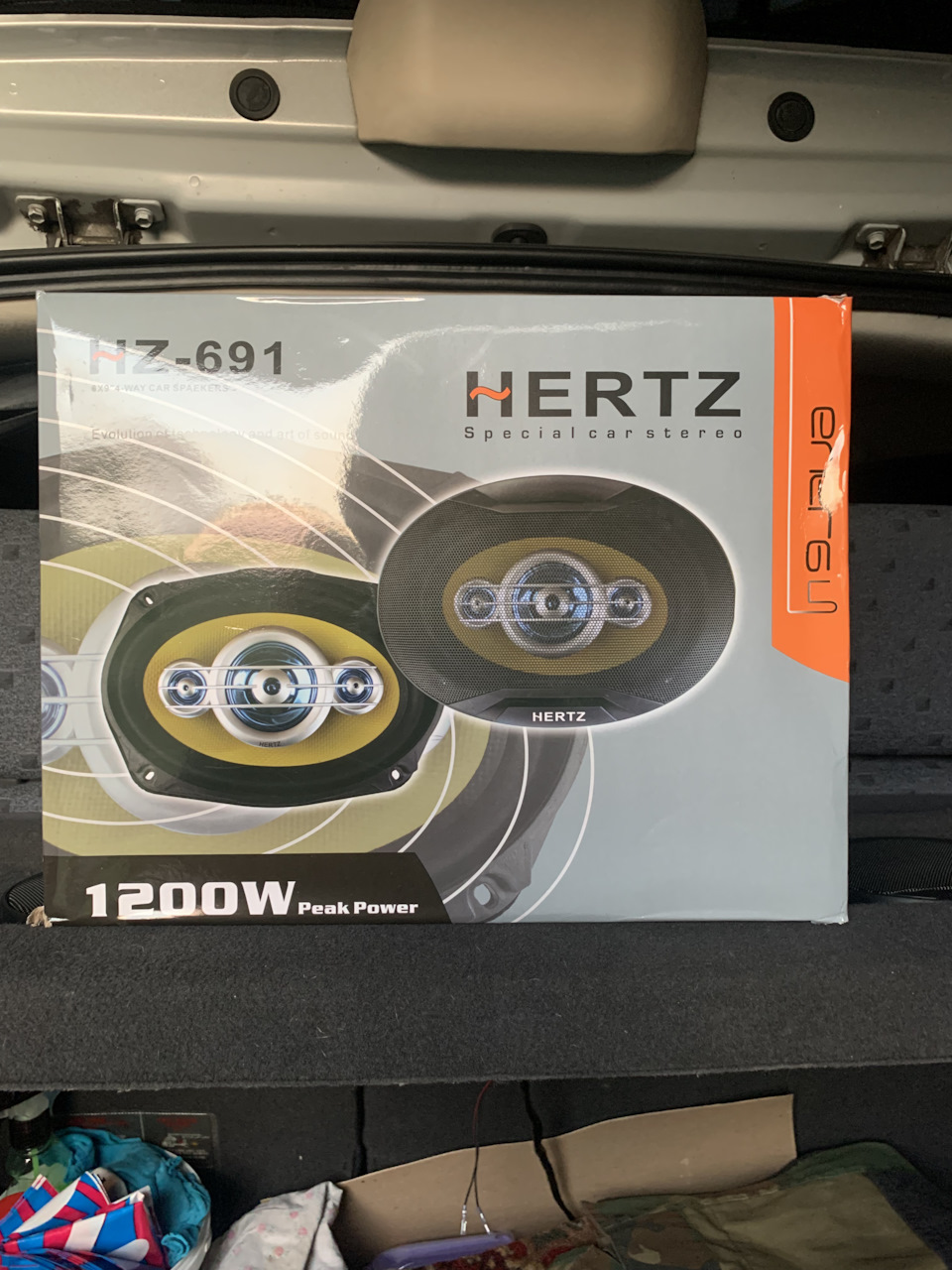 HERTZ HZ-691 1200W“Колонки 6/9 Зад громкий хочется!) — Hyundai Getz, 1,3 л,  2004 года | автозвук | DRIVE2