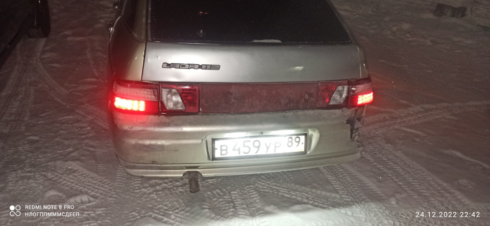 Диодные клюшки — Lada 21124, 1,6 л, 2007 года | стайлинг | DRIVE2