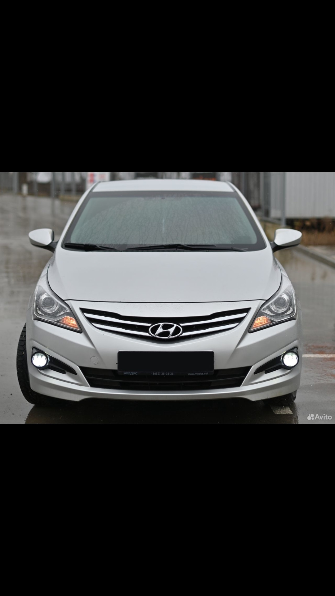 Передние ПТФ. — Hyundai Solaris, 1,6 л, 2014 года | аксессуары | DRIVE2