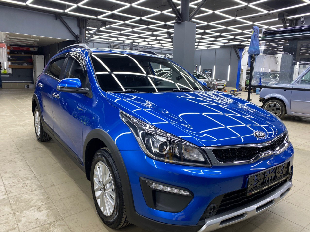 Kia Rio x line синий