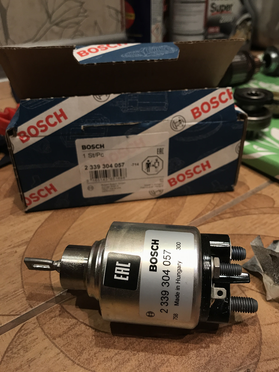 2339304057 Втягивающее реле стартера BOSCH | Запчасти на DRIVE2