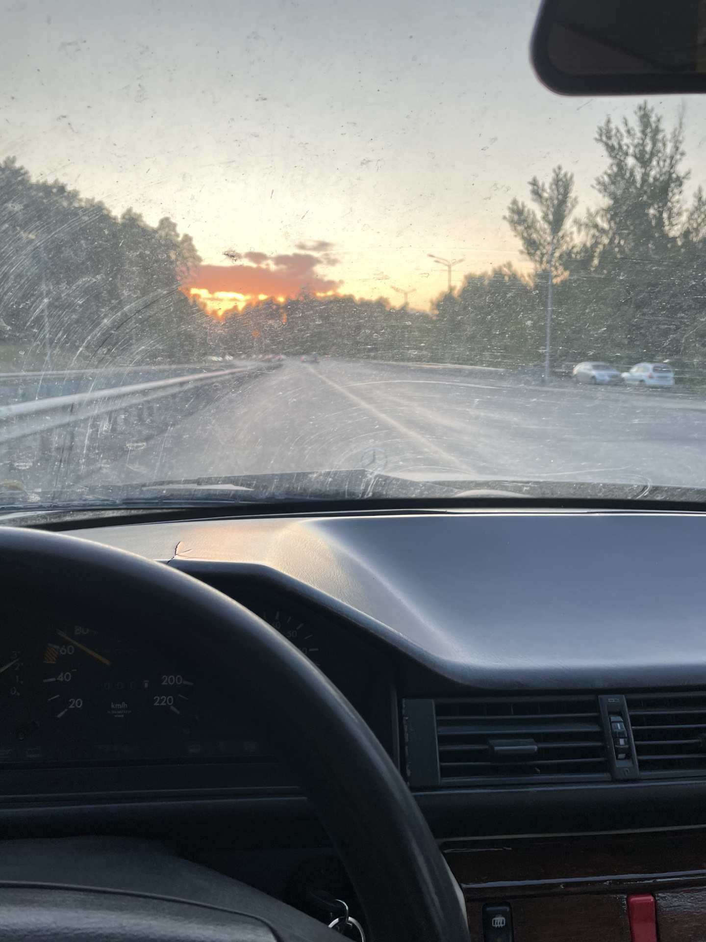 Первый трассовый выезд — Mercedes-Benz E-class (W124), 3 л, 1989 года ...