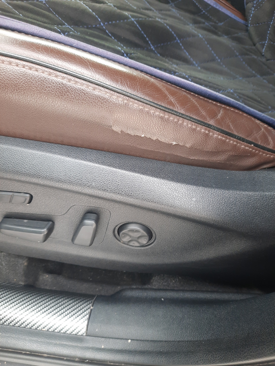 Ремонт обивки вод.кресла. — KIA Sorento (3G), 2,2 л, 2017 года | другое ...