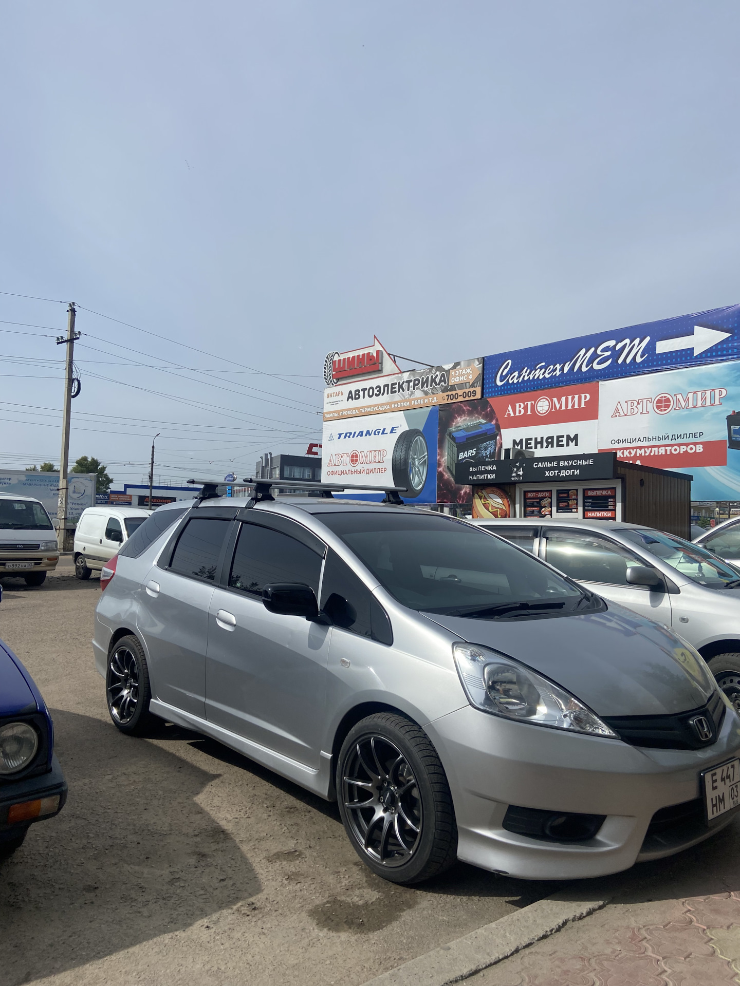 Колеса, рейлинги . — Honda Fit Shuttle (1G), 1,5 л, 2011 года | колёсные  диски | DRIVE2