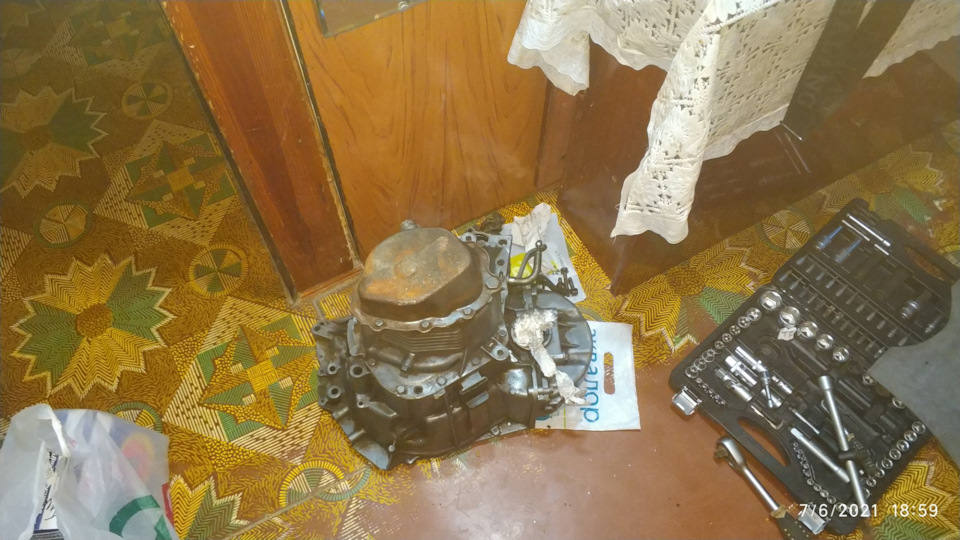 ВЕ3->ВЕ4 #2 (КПП на замену+аргон, передатки) — Peugeot 205, 1,9 л, 1992 ...