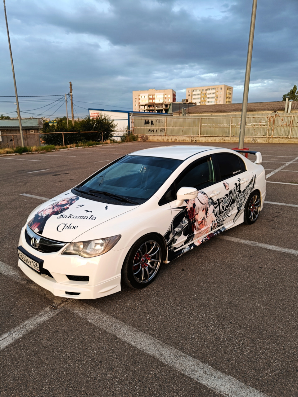 Itasha — Honda Civic 4D (8G), 1,8 л, 2010 года | стайлинг | DRIVE2