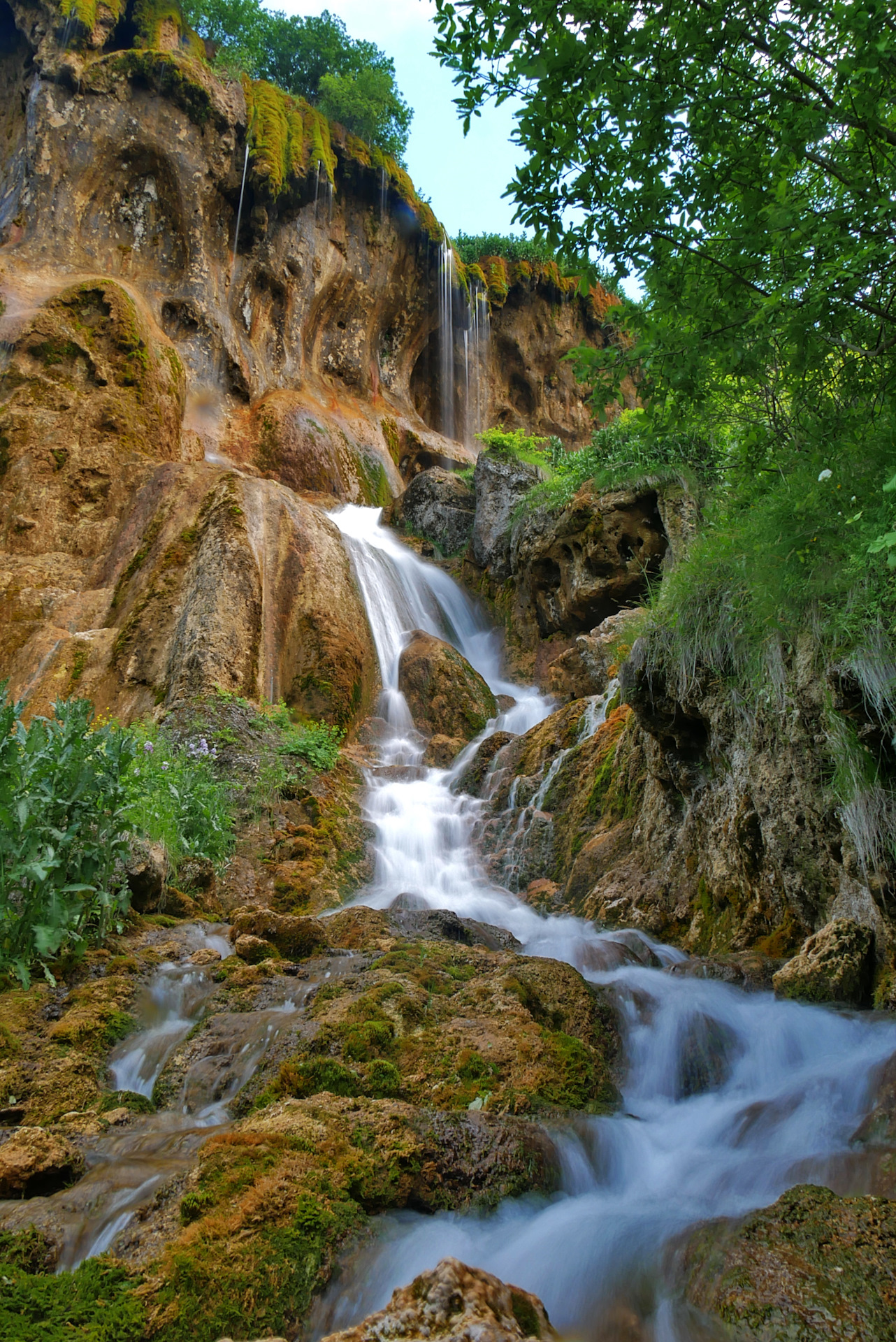 Водопад Царская корона Кабардино-Балкария