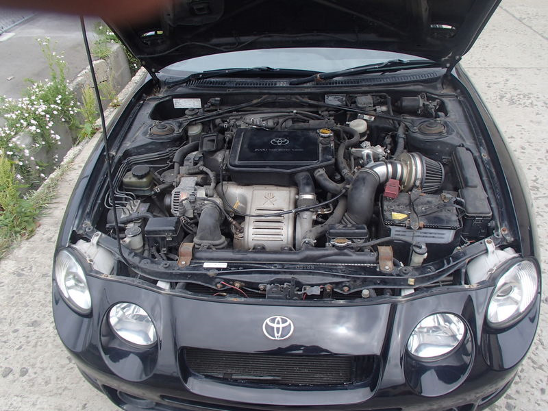 Как снять двигатель на toyota celica st205