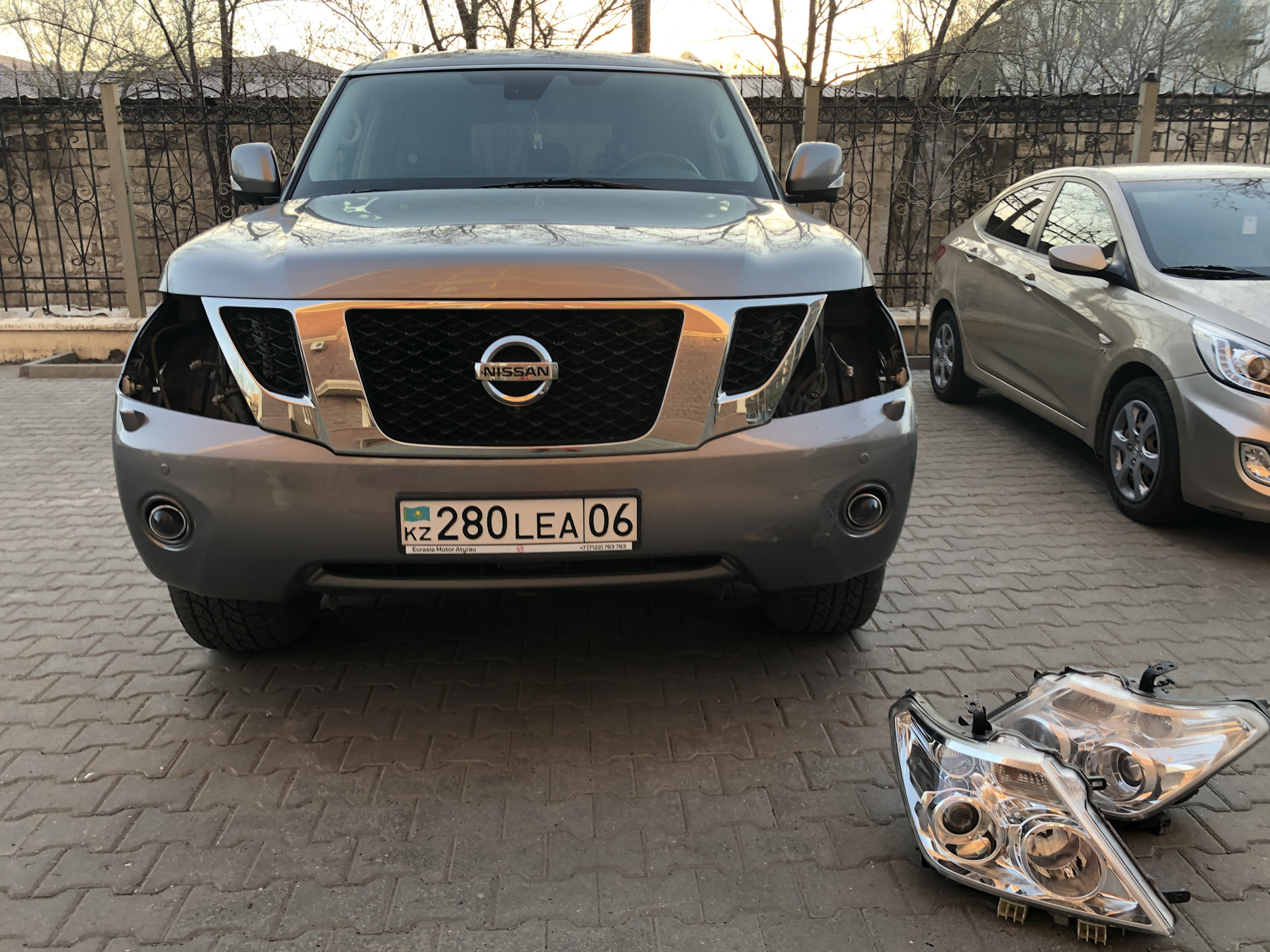 фары nissan patrol y62