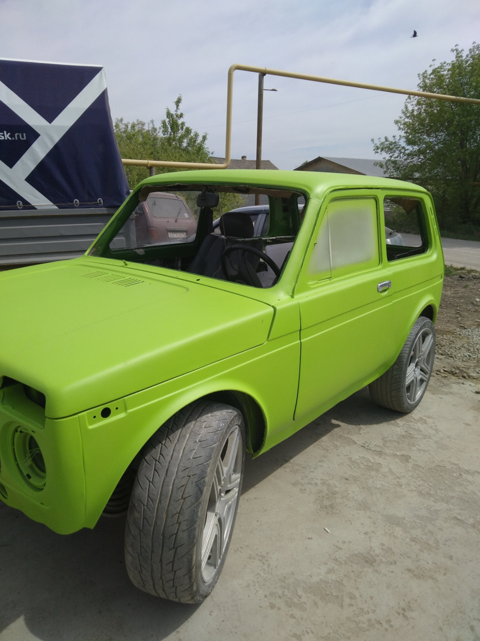 Покраска в раптор — Lada 4x4 3D, 1,7 л, 1988 года | своими руками | DRIVE2