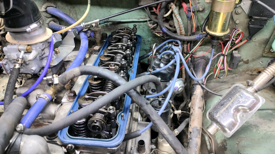 Регулировка зазоров клапанов — УАЗ 469, 2,5 л, 1976 года | плановое ТО ...