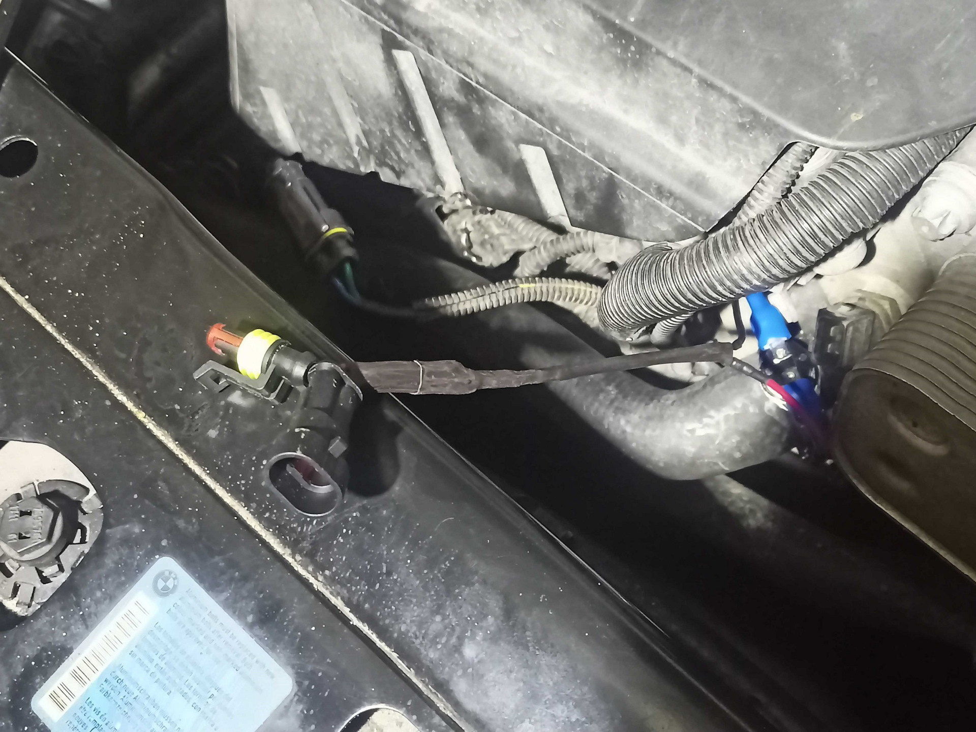 Понижение температуры N52 F10 — BMW 5 series (F10), 2,5 л, 2010 года ...