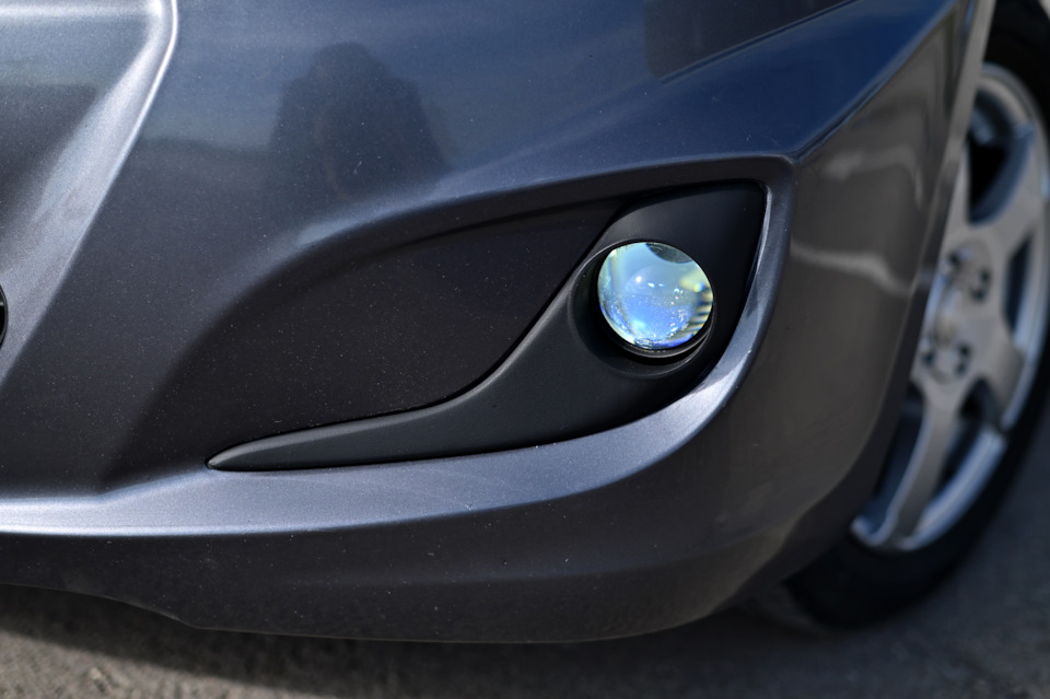 Рамки LED Bi-led птф для Hyundai Solaris 2010-2014 на Hyundai Solaris ...