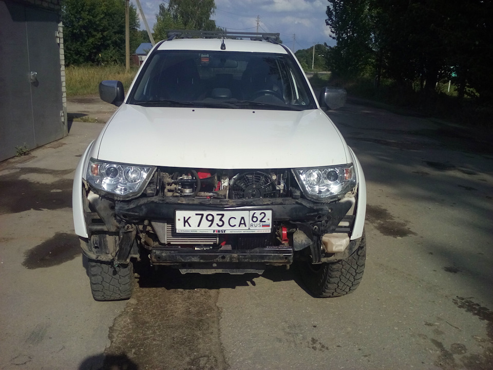 Выезд на тестдрайв. — Mitsubishi Pajero Sport (2G)