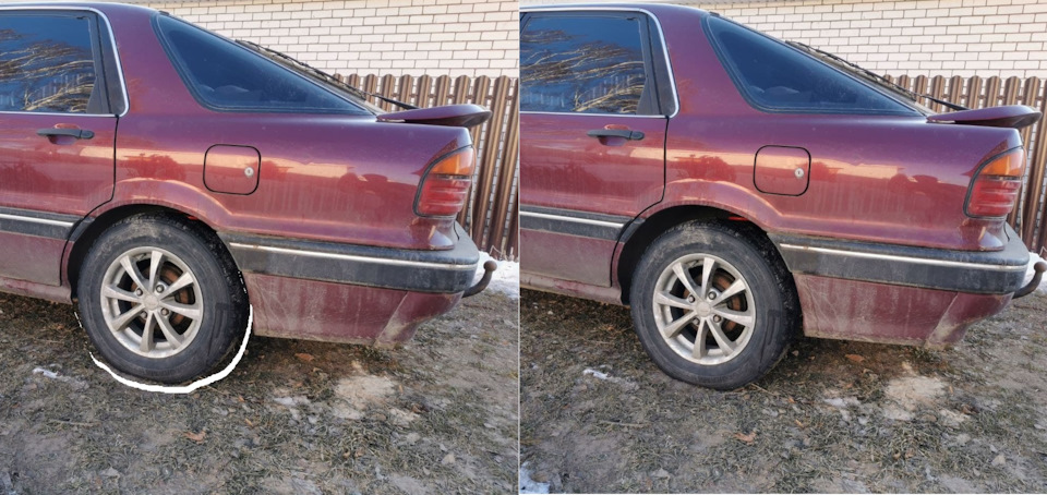 Замена задних пружин на пружины от ВАЗ 2110 с занижением (-50 мм ...