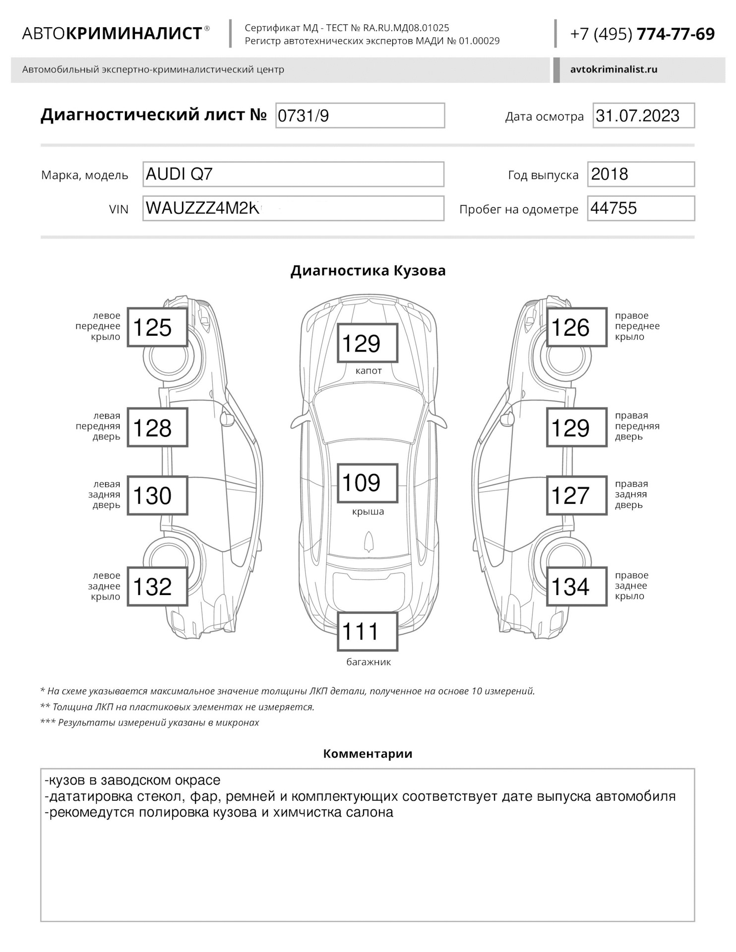 История приобретения — Audi Q7 (2G), 3 л, 2018 года | покупка машины |  DRIVE2