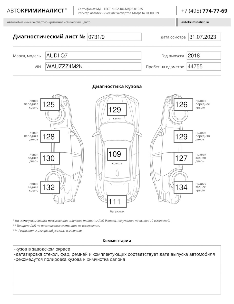 История приобретения — Audi Q7 (2G), 3 л, 2018 года | покупка машины |  DRIVE2