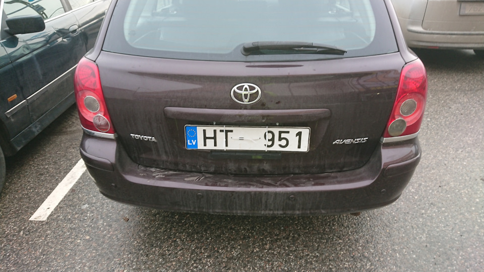 Регистрация в Эстонии и номера американо-японского формата. — Toyota ...