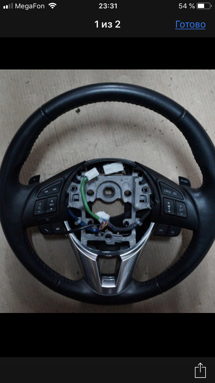А Руль с лепестками кто нибудь ставил? — Mazda 6 (3G) GJ, 2,5 л, 2013 ...