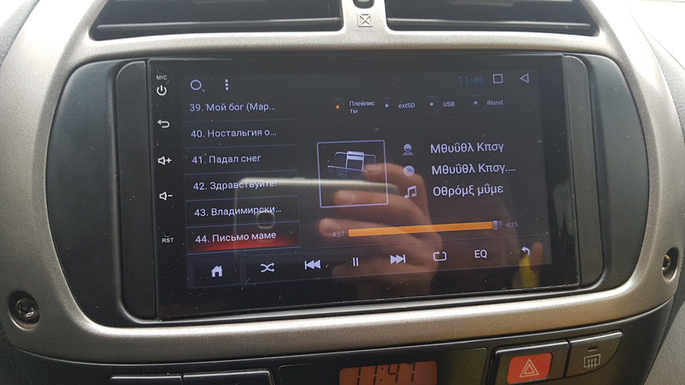 Новая автомагнитола 👌 — Toyota RAV4 (II), 2 л, 2002 года | своими ...