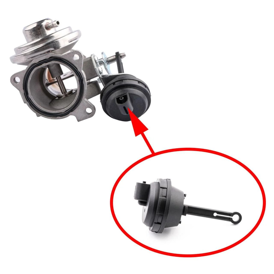 Вакуумный актуатор клапана EGR VW 1.9 TDI и 2.5 TDI 038131501E, 045131501C,  070128070B — Repairkit на DRIVE2