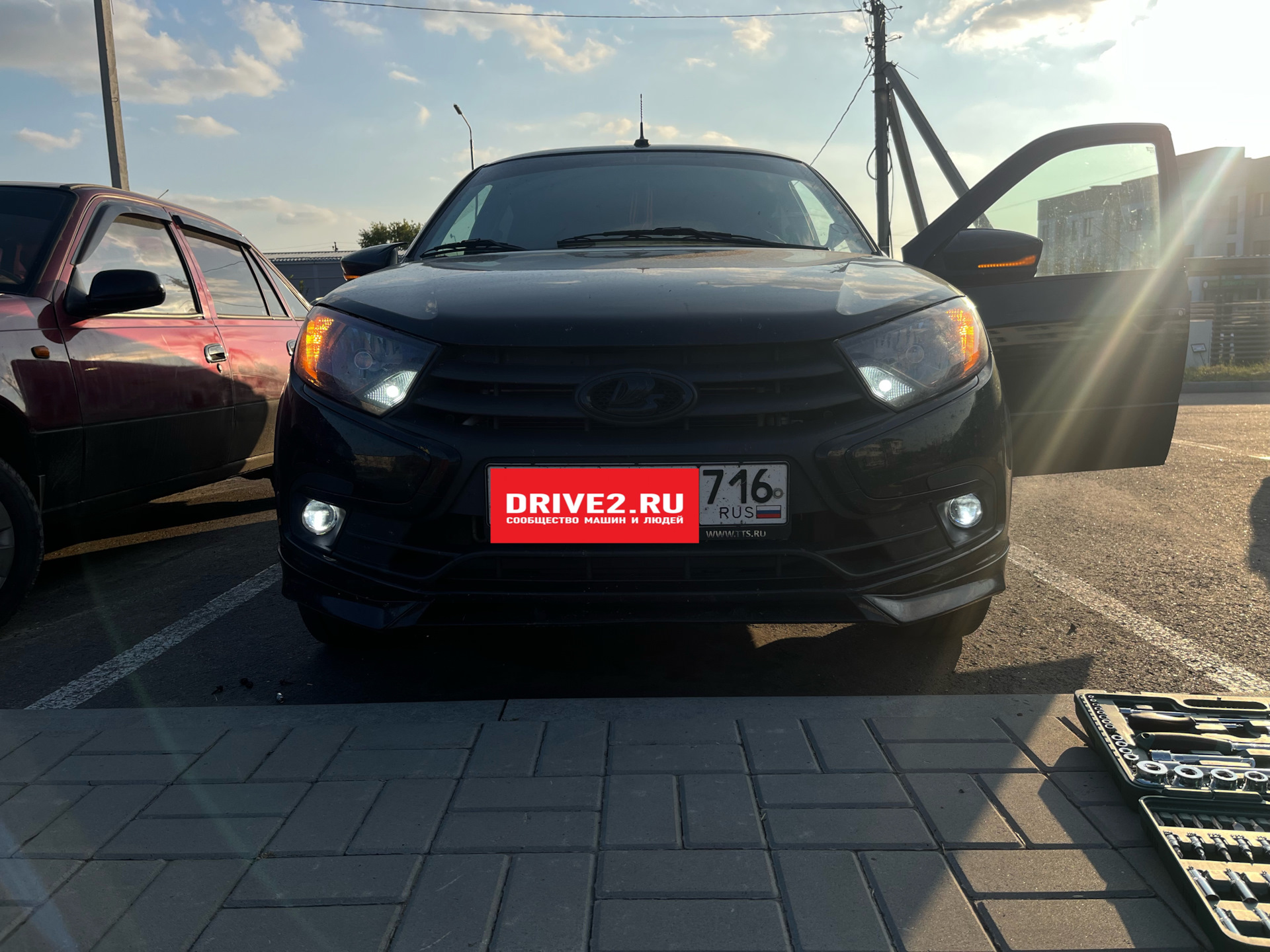 #7 Запотели туманки — Lada Гранта Лифтбек (2G), 1,6 л, 2023 года ...