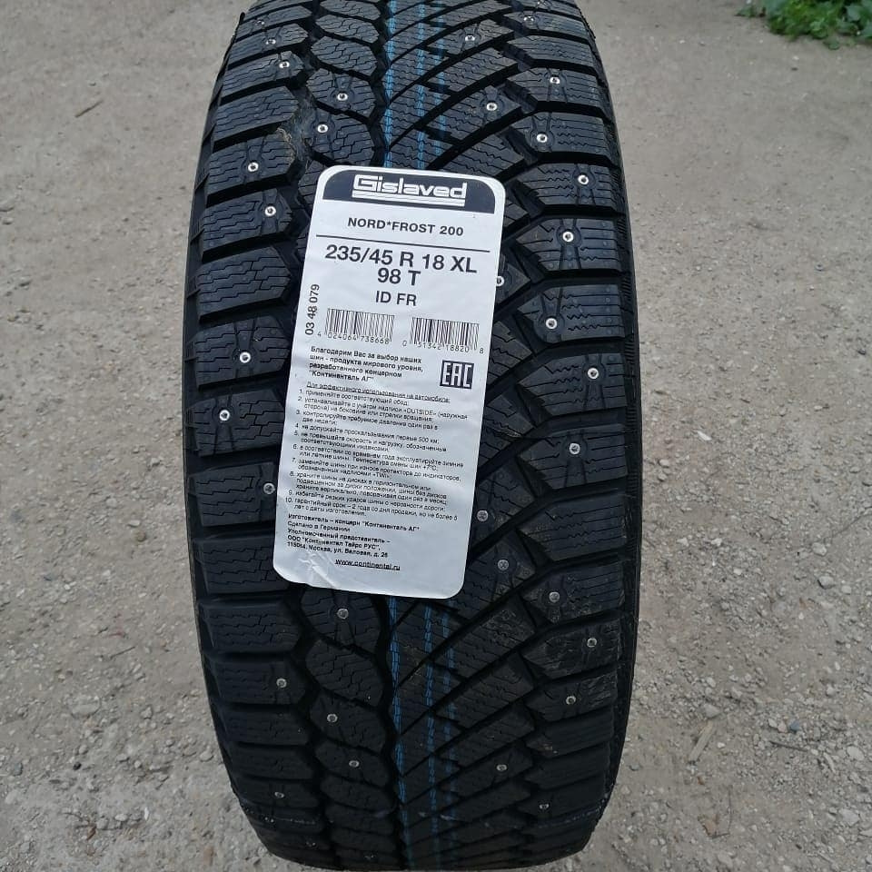 Gislaved nord frost 200 235. Gislaved Nord Frost 200 XL 235/45 r18 98t.