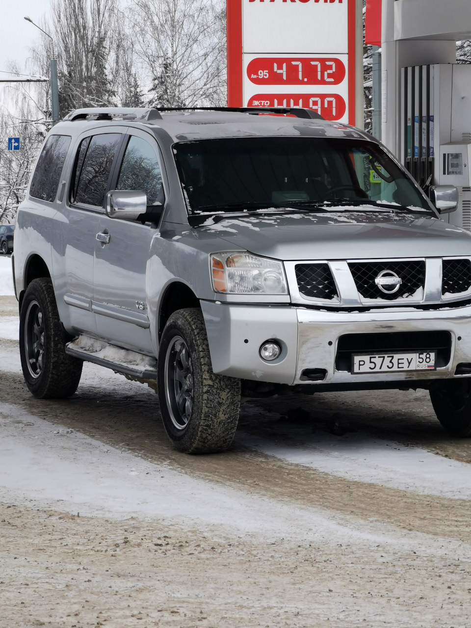 О зимней резине в 35м размере — Nissan Armada, 5,6 л, 2005 года | шины |  DRIVE2