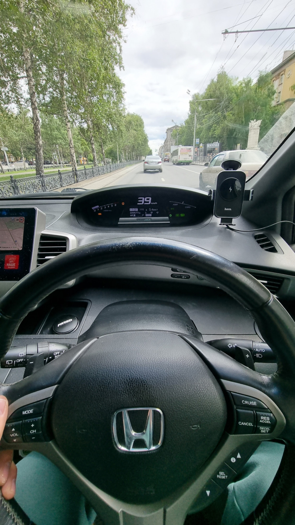 Установка руля и штатного круиз контроля — Honda Freed Spike, 1,5 л ...