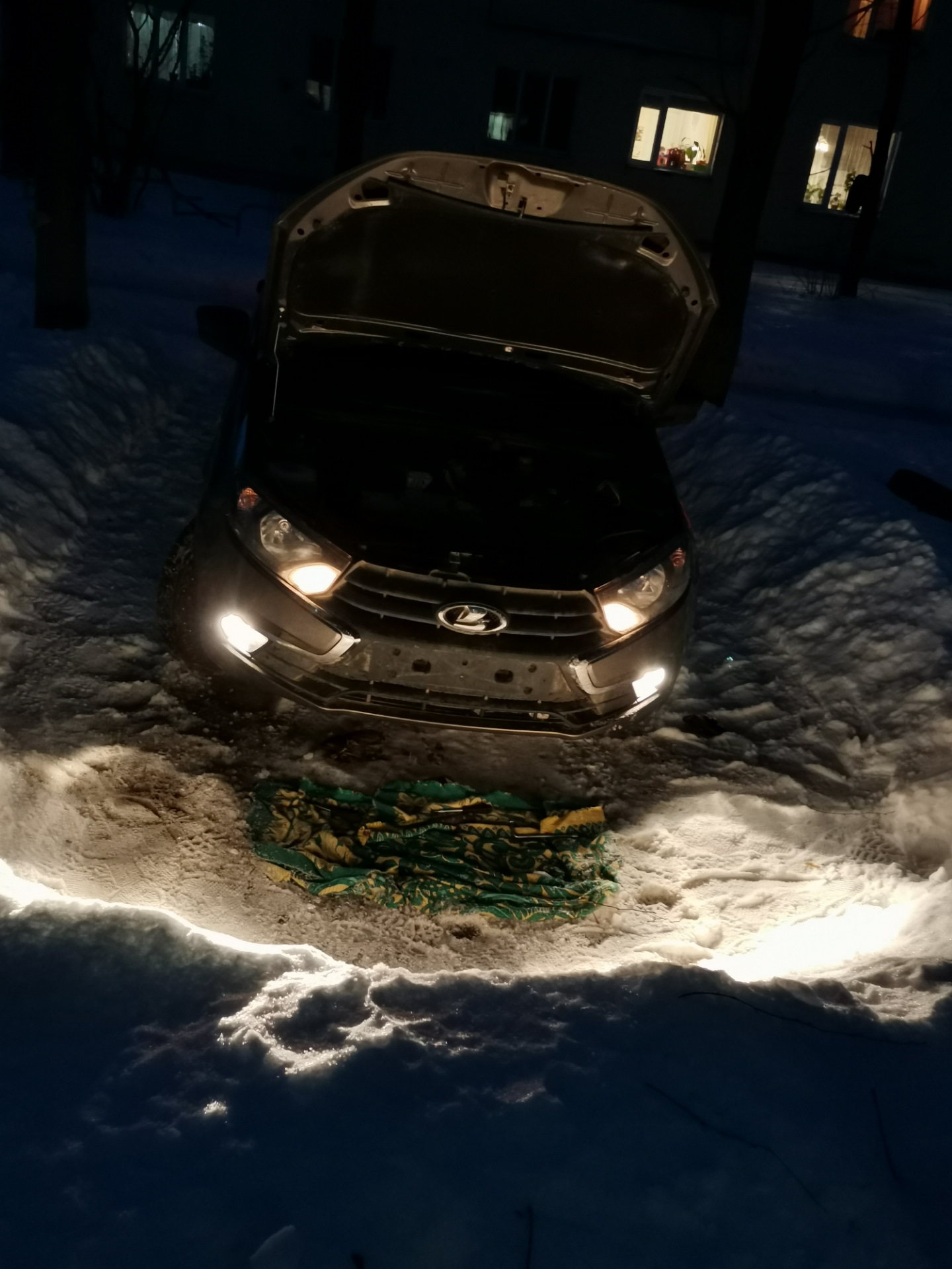 Установка птф на гранту фл — Lada Гранта Лифтбек (2-е поколение), 1,6 л ...