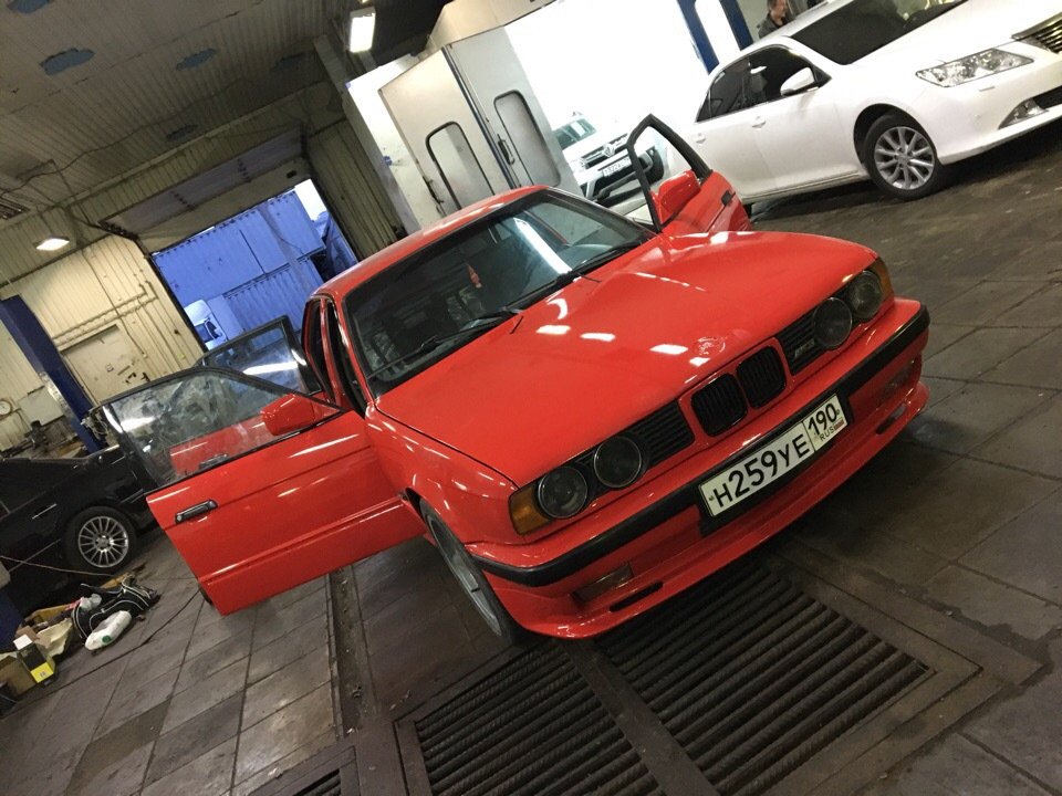 перекрас машины ч4 финал — BMW 5 series (E34), 4 л., 1988 года ...