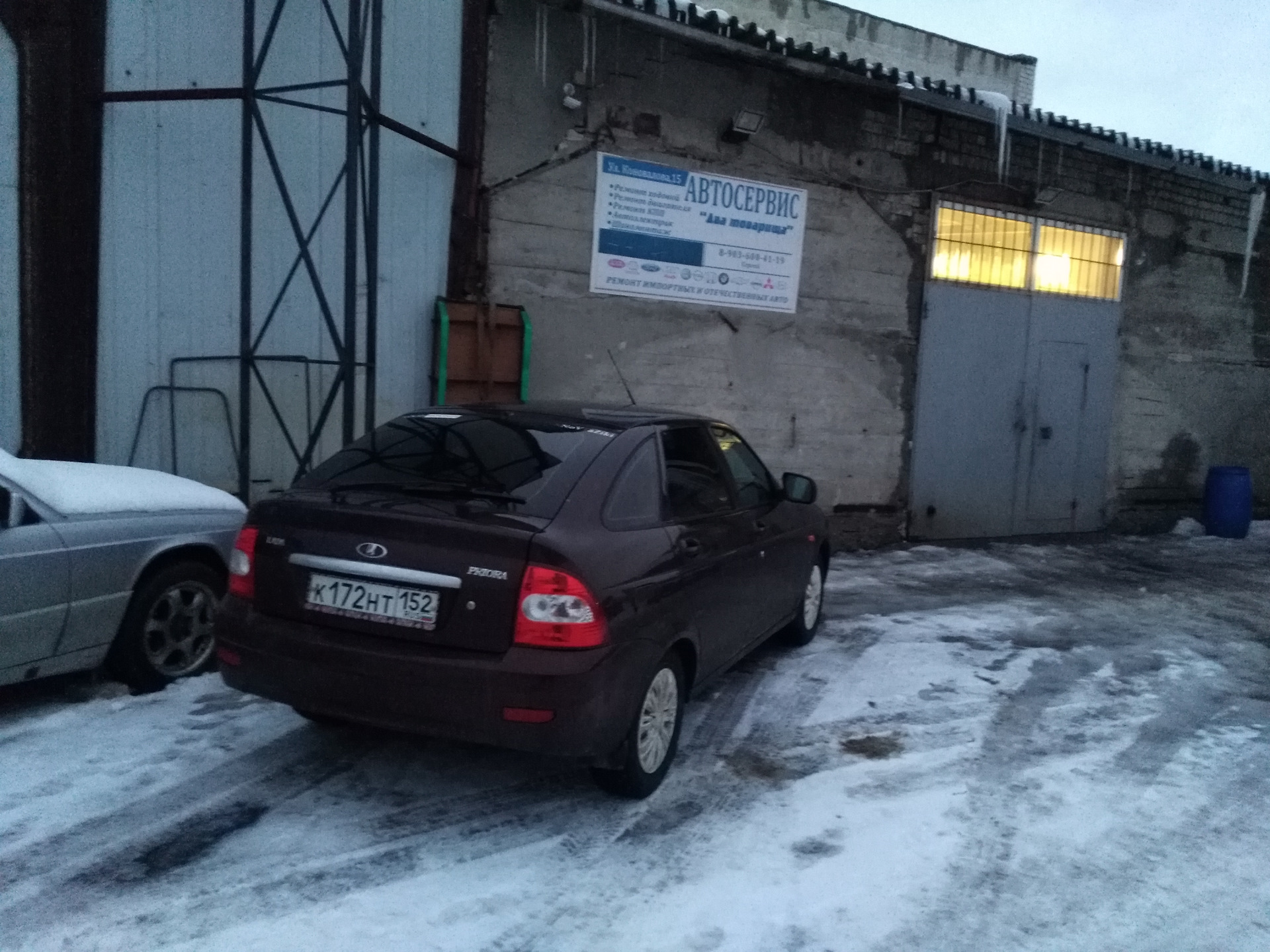 Холодный запуск двигателя на приору
