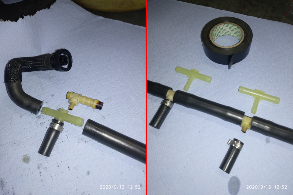 Патрубок картерных газов. EP6 турбо. Пежо/Ситроен На некоторых ...