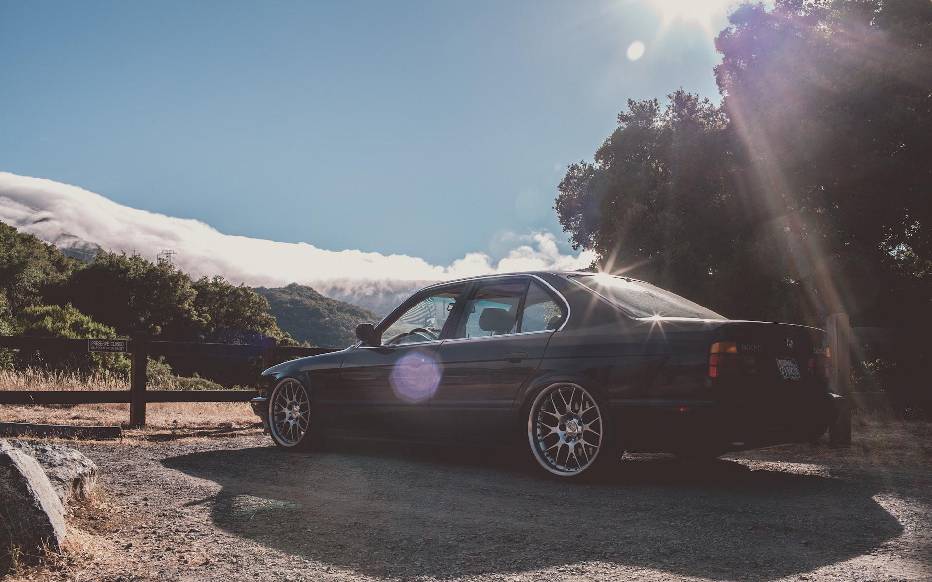 Скачать обои BMW, E34, BBS, раздел bmw в разрешении 1400x1050