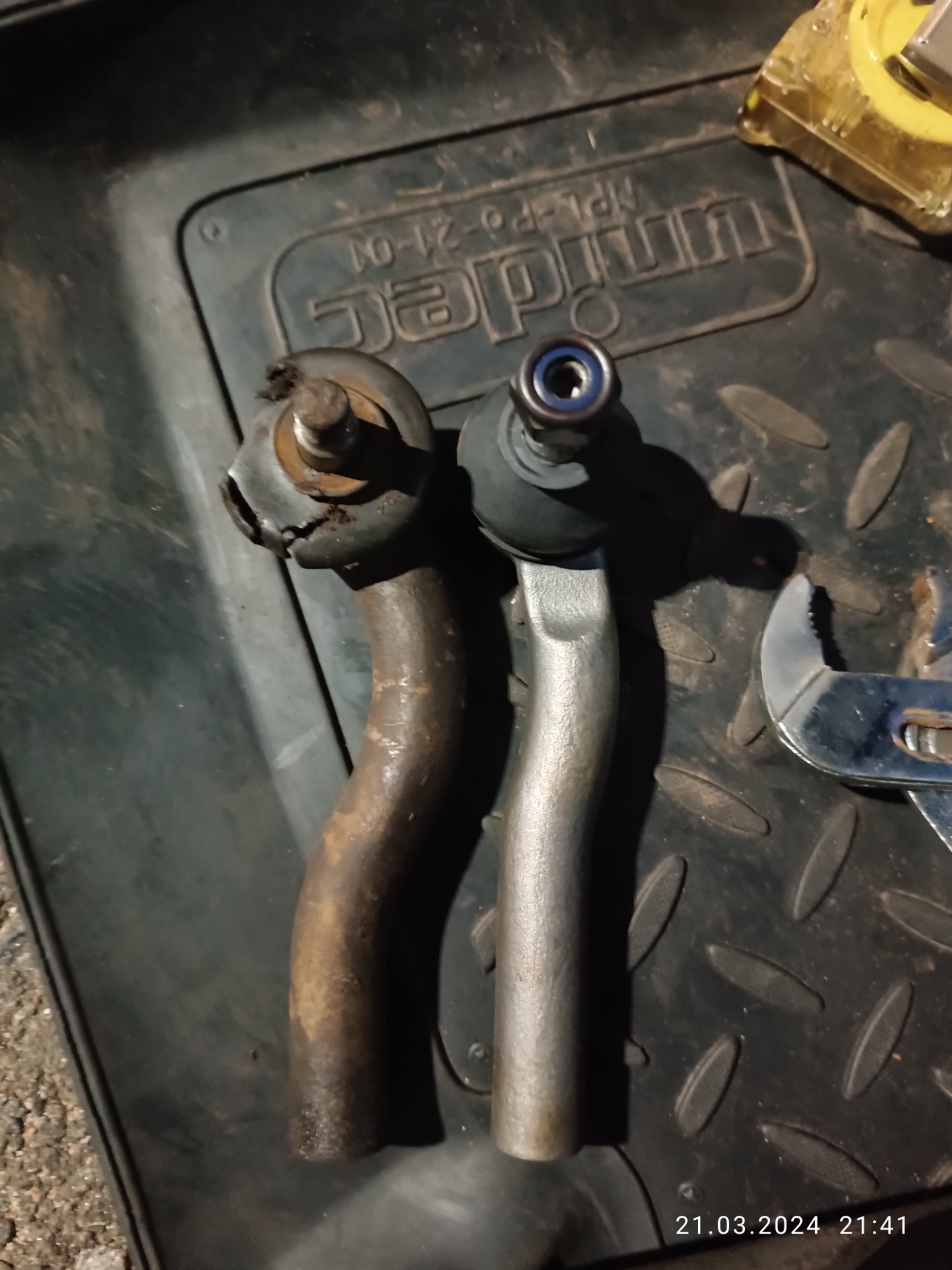 Замена рулевого наконечника. Какие брать стойки амортизатора? — FIAT ...