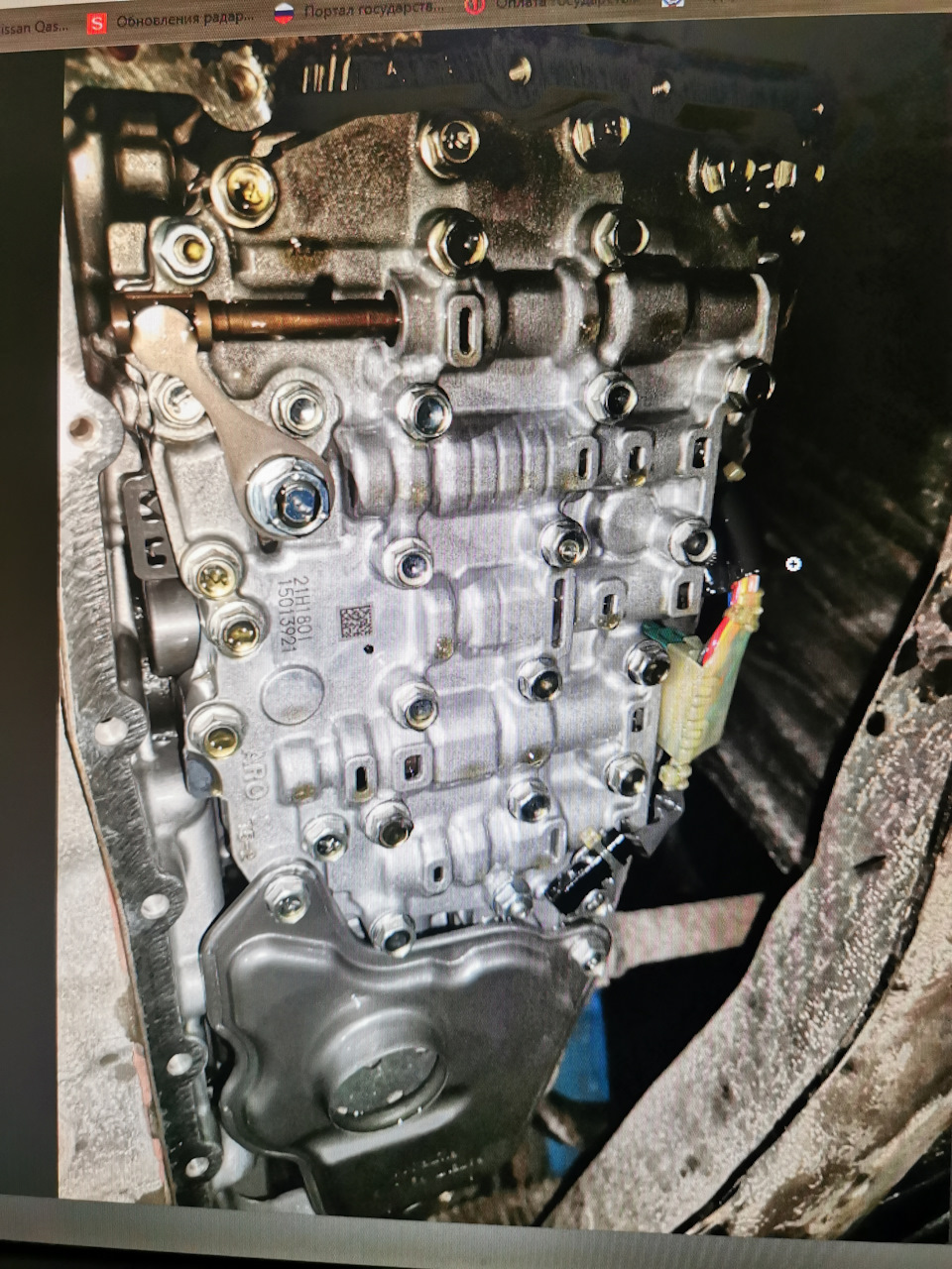 Так будет выглядеть на 16 вариаторе, тут трубки нет, мешать не чему — Nissan Qashqai (2G)