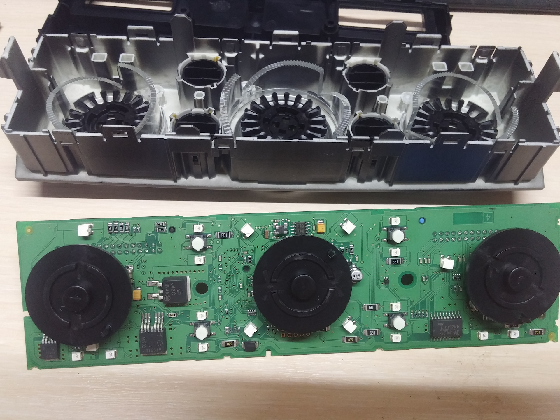 Энкодер климата (или кнопка крутилка) — Ремонт — Opel Vectra C, 1,9 л ...