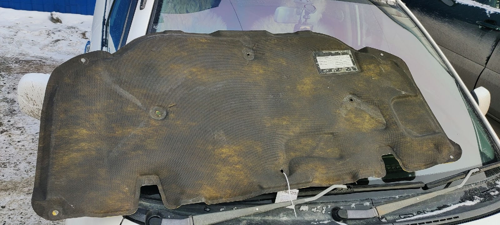 Обшивка капота — Toyota Corolla (120), 1,5 л, 2003 года | аксессуары ...