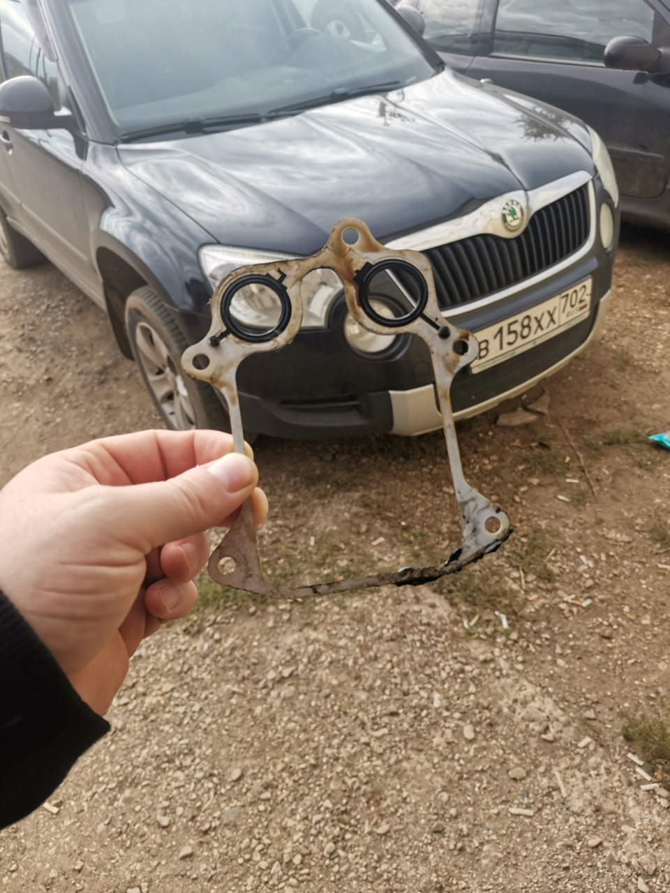 Замена прокладки теплообменника — Skoda Yeti, 1,4 л, 2013 года | визит ...