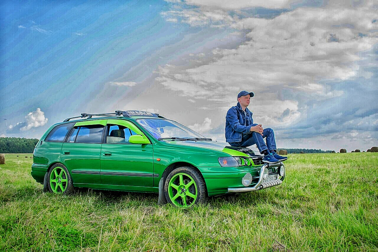 Лета в ленту — Toyota Carina E, 1,8 л, 1997 года | фотография | DRIVE2